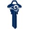 Hillman HILLMAN NFL St Louis Rams House/Office Key Blank 68 SC1 Single For Schlage Locks, PK6 89615 - alternate 1